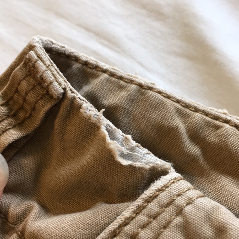 2000s J Crew Classic Twill Chinos 0 short - Picture 8 of 8